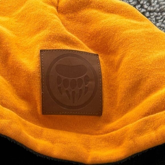 Muskoka Bear Wear Yellow Unisex Youth Large Cozy Comfortable Hoodie - Picture 4 of 10